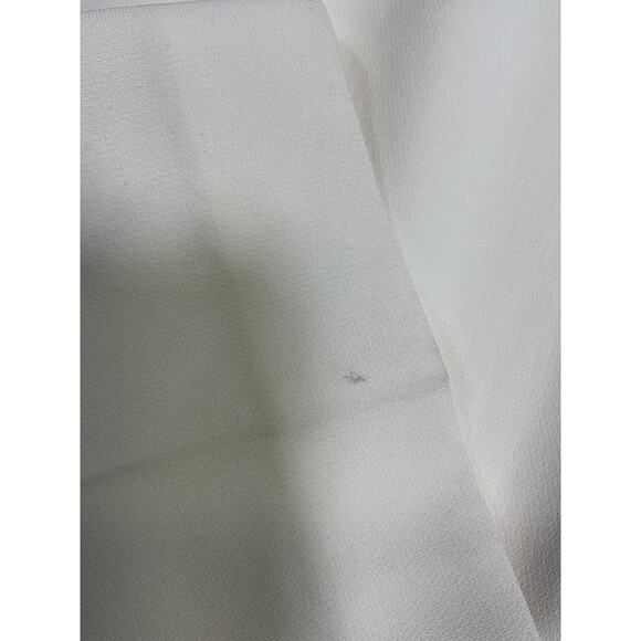 Theory Relaxed Cream Triacetate Straight Pant Size 4 - Picture 6 of 6